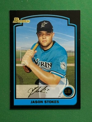 2003 Bowman Baseball Gold Parallel #163 Jason Stokes - Image 1 of 2