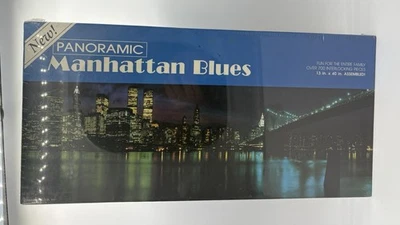 NUEVO Rompecabezas Panorámico Springbok Manhattan Blues Ciudad de Nueva York 700 Piezas Foto 1 de 2