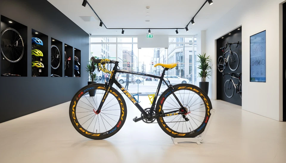 Trek заказной дорожный велосипед черный с желтый отличном состоянии (новый) - Изображение 1 из 1