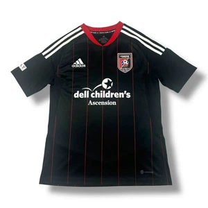 Adidas Texas Lonestar Soccer Club Youth Jersey Black Size L Unisex Kids - Picture 1 of 4