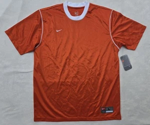 Nike Team Shirt Uomo Grande Manica Corta Atletica Poliestere Nuova Arancione - Foto 1 di 12