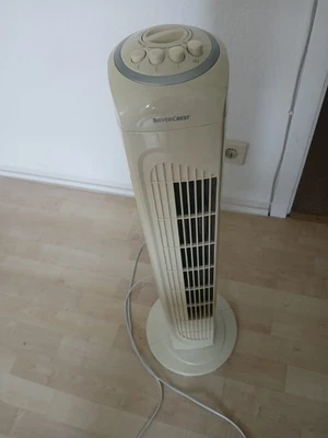 Silvercrest Tower Ventilator STV45A1-3 Stufen-Timer-90° Drehung-weiß - Bild 1 von 4