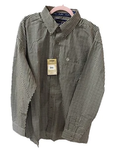 Wrangler Herren Hemd George Strait Cowboy Knopfleiste XL grün beige - Bild 1 von 11