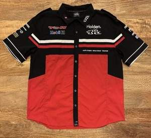 HRT HOLDEN RACING TEAM Button Up Pit Crew Shirt V8 SUPERCARS Mens XL - Bild 1 von 6