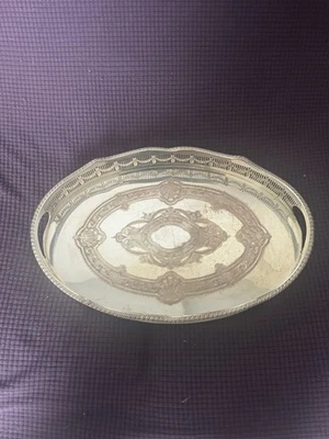 Посеребренный поднос Cheltenham and Co Sheffield - Изображение 1 из 3