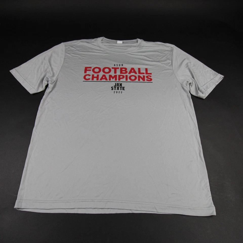 Camisa Jacksonville State Gamecocks Sport-Tek Manga Corta Para Hombre Gris Usada Foto 1 de 1