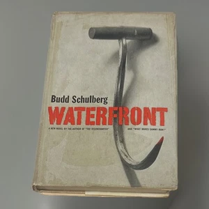 WATERFRONT - Budd Schulberg Stated First Printing 1955 Hardcover + DJ - Imagen 1 de 15