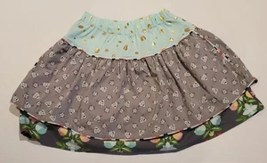 Matilda Jane Hello Lovely Fun Day Skirt Girls Size 6 Polka Dot Floral Pockets - Picture 1 of 4