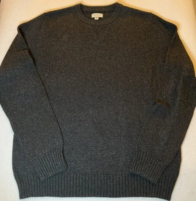 Nuevo Suéter Sonoma Para Hombres Cuello Redondo Cálido Grueso Nepped Carbón Brezo Talla XL Foto 1 de 4