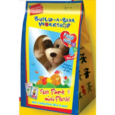 BUILD-A-BEAR 3x Enterplay Build A Bear Workshop Fun Pack (Bear Will Vary) (Lot of Three)