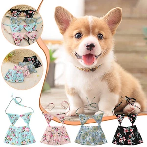 Stylish Dog Bikini Pet Swimsuit Cute Beach Swimming Dress Breathable Cotton Fit - Picture 1 of 24