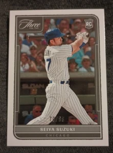 2022 SEIYA SUZUKI PANINI THREE AND TWO #101 SP #D/99 ROOKIE RC CARD CHICAGO CUBS - Picture 1 of 3