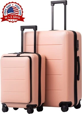 Maleta de Viajes, Juego de 2 piezas para equipo, Rosado Nuevo Foto 1 de 4