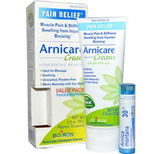 Boiron Arnicare Cream Pain Relief Homeopathic Remedy 2.5 fl oz Pack of 3 - Picture 1 of 3