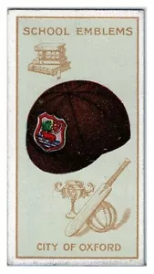 Tarjeta emblemas escolares Black Cat Cigarettes City of Oxford #41 de 50 - Imagen 1 de 2