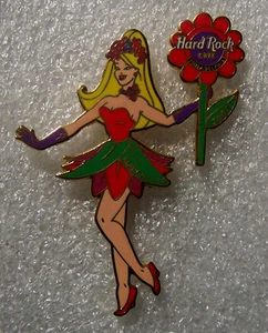 PHILADELPHIA FLOWER FESTIVAL BLONDE GIRL PINK DRESS 2001 Hard Rock Cafe PIN LE - Picture 1 of 1