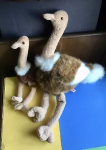 2 Stretch the Ostrich Beanie Baby & Beanie Buddy, 1997&1998 - Picture 1 of 8
