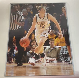 LINDSAY WHALEN foto 16x20 firmata Università del Minnesota Basketball #1 - Foto 1 di 3