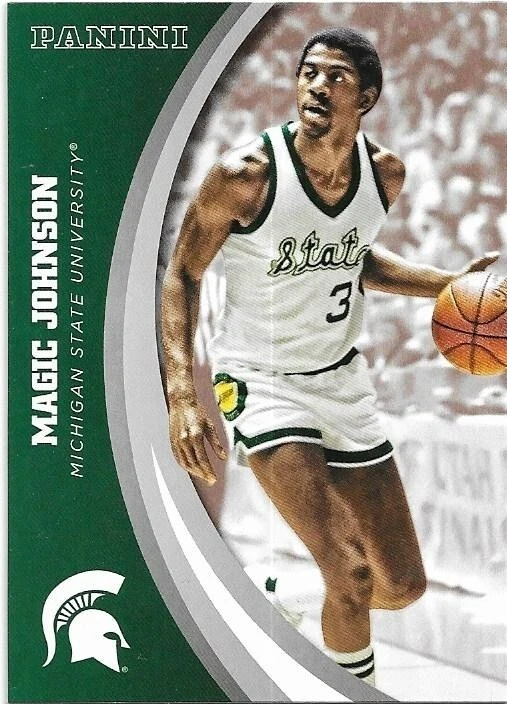 MAGIC JOHNSON 2016 Panini Team Collection card #45 Michigan State Spartans NM - Image 1 of 1