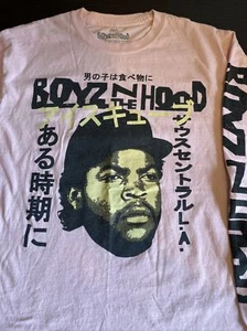 Boyz N The Hood Long Sleeve T-Shirt - Official - Medium - Ice Cube - Pink - Picture 1 of 3