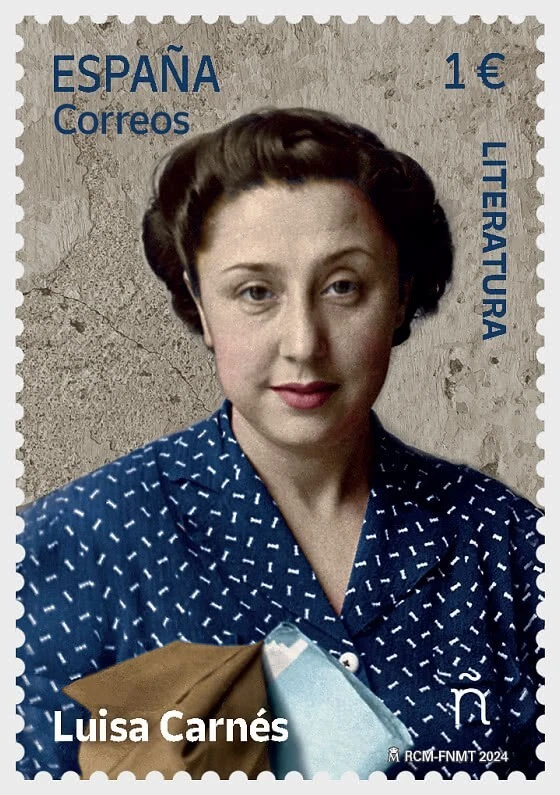 españa 2024 españa mujer Luisa Carnes 1905 1964 escritora literaria 1v mnh Foto 1 de 1