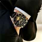 Men's Automatic Mechanical Watch Hollow Waterproof Luminous Sun Moon Star Watch