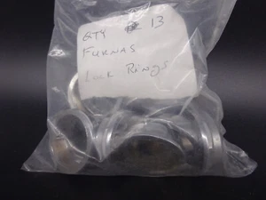 13 Stück, FURNAS Electric Co Chrom Panel Mutter 30 mm für Drucktaste - Bild 1 von 2