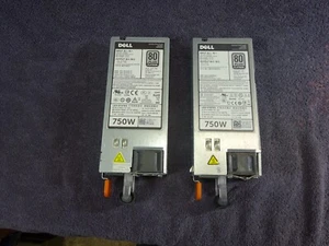 "Lot of 2" Dell F750E-S0 06W2PW 750-Watt Power Supplies 80 Plus Platinum TESTED! - Picture 1 of 3