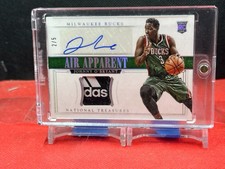 2014-15 National Treasures Air Apparent Laundry Tag AUTO Johnny O'Bryant 2/5