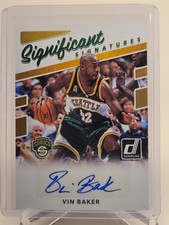 2017-18 Donruss - Significant Signatures Vin Baker SS-VB