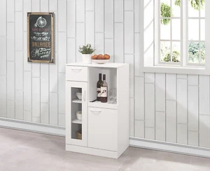 Kings Brand Furniture - White Kitchen Storage Cabinet, Drawer Doors & Shelves - Picture 1 of 7