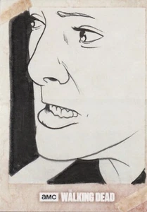 The Walking Dead Season 7, Rich Molinelli Artist Sketch Card 1/1 - Picture 1 of 2