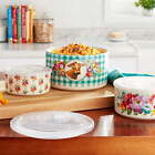 The Pioneer Woman 6PC Round Ceramic Bake and Storage Nesting Bowls Set