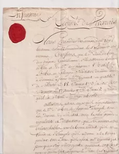 Année 1781. Militaria. Certificat. Congé. Régiment. Vivarais. Montpellier. Rare+ - Picture 1 of 3