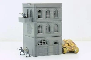 Arab Urban Building - Corner House - Tabletop Wargaming Terrain - Miniature Gami - Bild 1 von 7