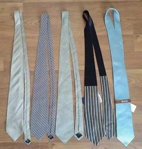 Set bestehend aus 5 klassischen Seidenkrawatten für Herren Designer Michael Kors/Donna Karan/Blas - Bild 1 von 9