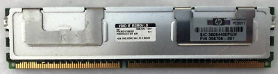 1GB HP P/N: 398706-051 DDR2 Server RAM Memory 2Rx8 PC2-5300F ECC Registered - Image 1 of 2