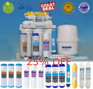 6 Stage Undersink Reverse Osmosis Water Filter RO System 75 GPD + 7 Extra Filter - Picture 1 of 7