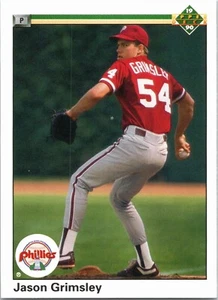1990 Upper Deck MLB Jason Grimsley #27. - Picture 1 of 2