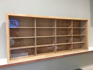 Display Case for 1/24 & Smaller Scale Cars, Other Items - 16 Slots (Made in USA) - Picture 1 of 5