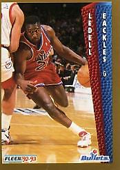 1992-93 Fleer Basketball #230 Ledell Eackles