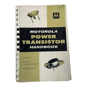1961 Motorola Power Transistor Handbuch Erstausgabe 2nd Printing Vintage - Bild 1 von 6