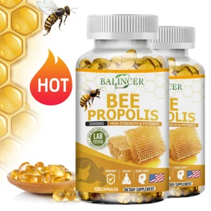 Propóleo Cápsulas 30 a 120 Cápsulas Natural Premium Resina de Abeja - Imagen 1 de 11