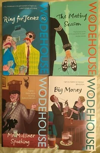 P.G. Wodehouse Lot of 4 Paperback PB Books Blandings Mulliner Series - Picture 1 of 7
