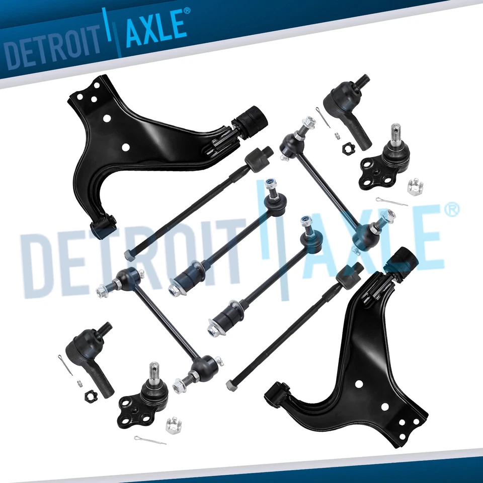 Front Lower Control Arms Ball Joints Sway Bars Kit for 1996-2004 Pathfinder QX4 - Image 1 of 4