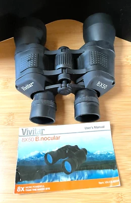 Vivitar 8 X 50 Binocular Model # VIV-CS-850 H Full-Size w/ Manual - Image 1 of 4