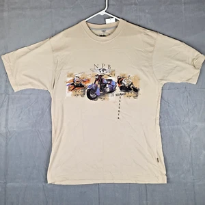 NEWPORT BLUE Island Men's "Ride Hard” Motorcycle Biker T-Shirt Size XL - Picture 1 of 9