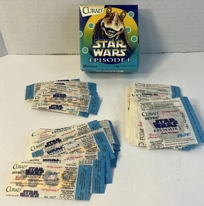Vintage Star Wars Episode 1 Jar Jar Darth Maul Queen Amidala Curad Bandages - Picture 1 of 9