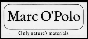 Werbe Aufkleber - Marc O'Polo Mode - 13x6cm - Vintage Reklame 80er - Bild 1 von 1