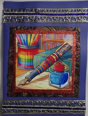 Beautiful handmade thinking of you card - Image 1 of 4